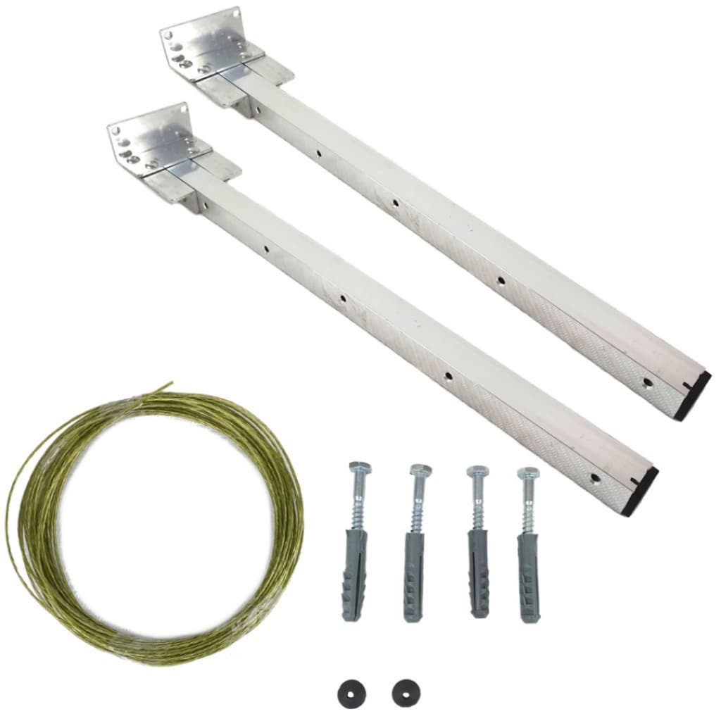 Varal Retratil Dobravel Articulado Recolhivel De Aluminio