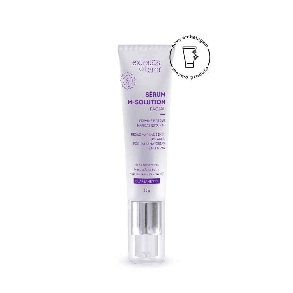 Serum Efeito Clareador M-Solution Manchas e Luz Azul Extratos 30ml