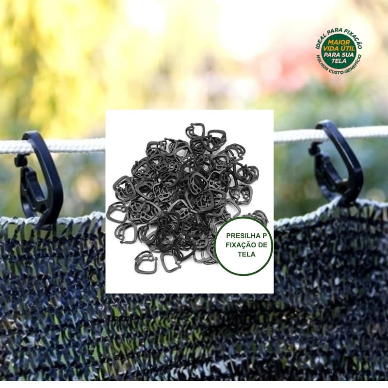 PRESILHA PARA PRENDER TELA DE SOMBRITE