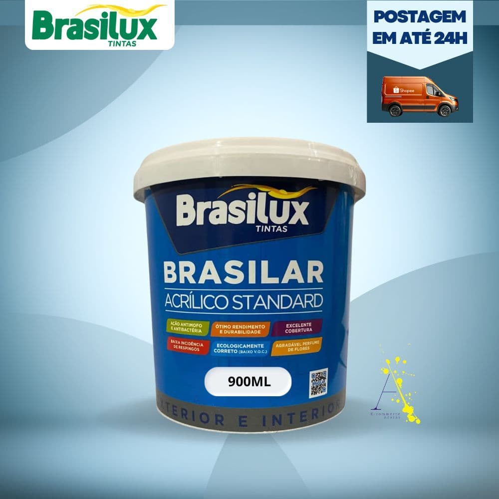 Tinta Lavável Antimofo Branco 900ml Brasilux