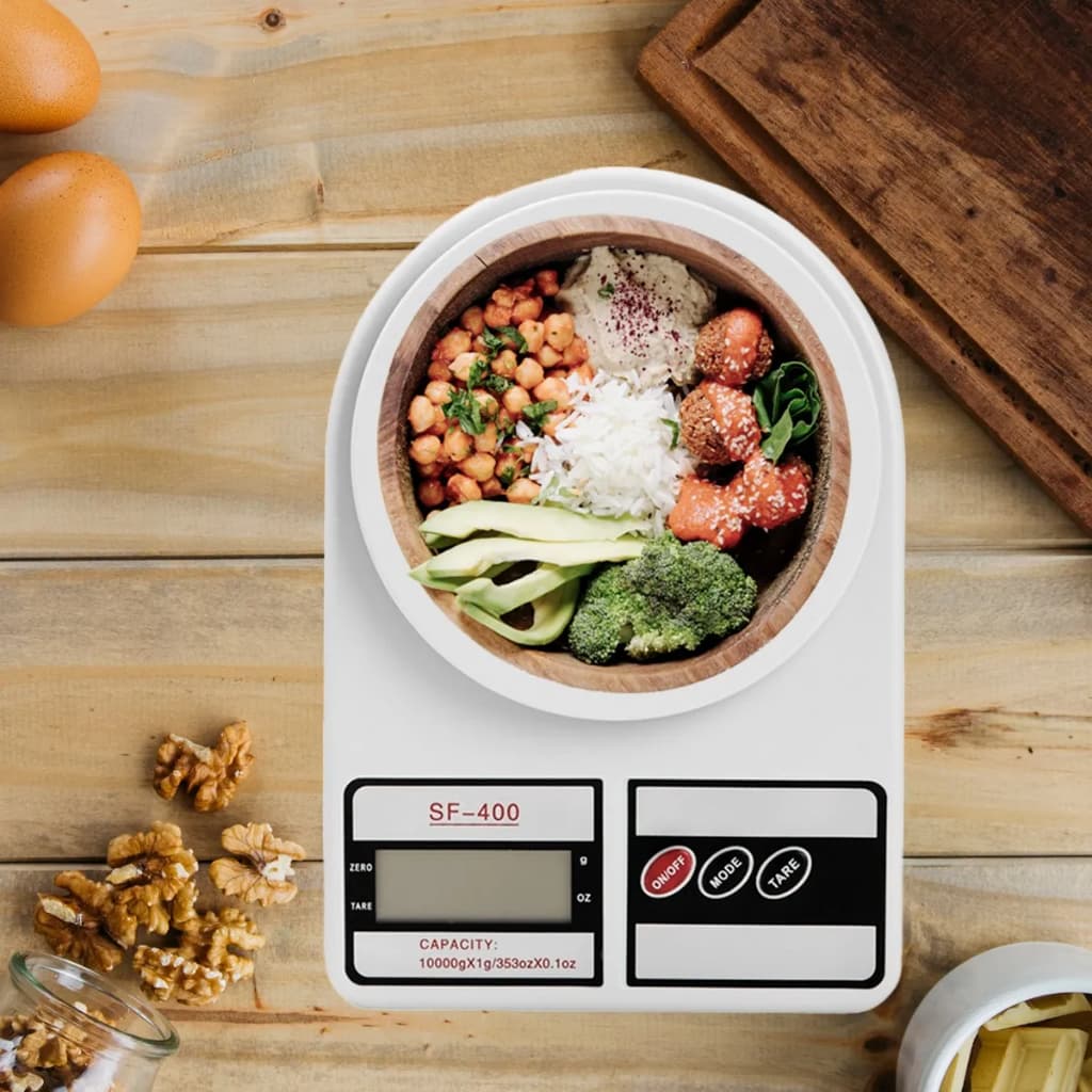 Balança Digital de Cozinha de Precisão 1g a 10Kg