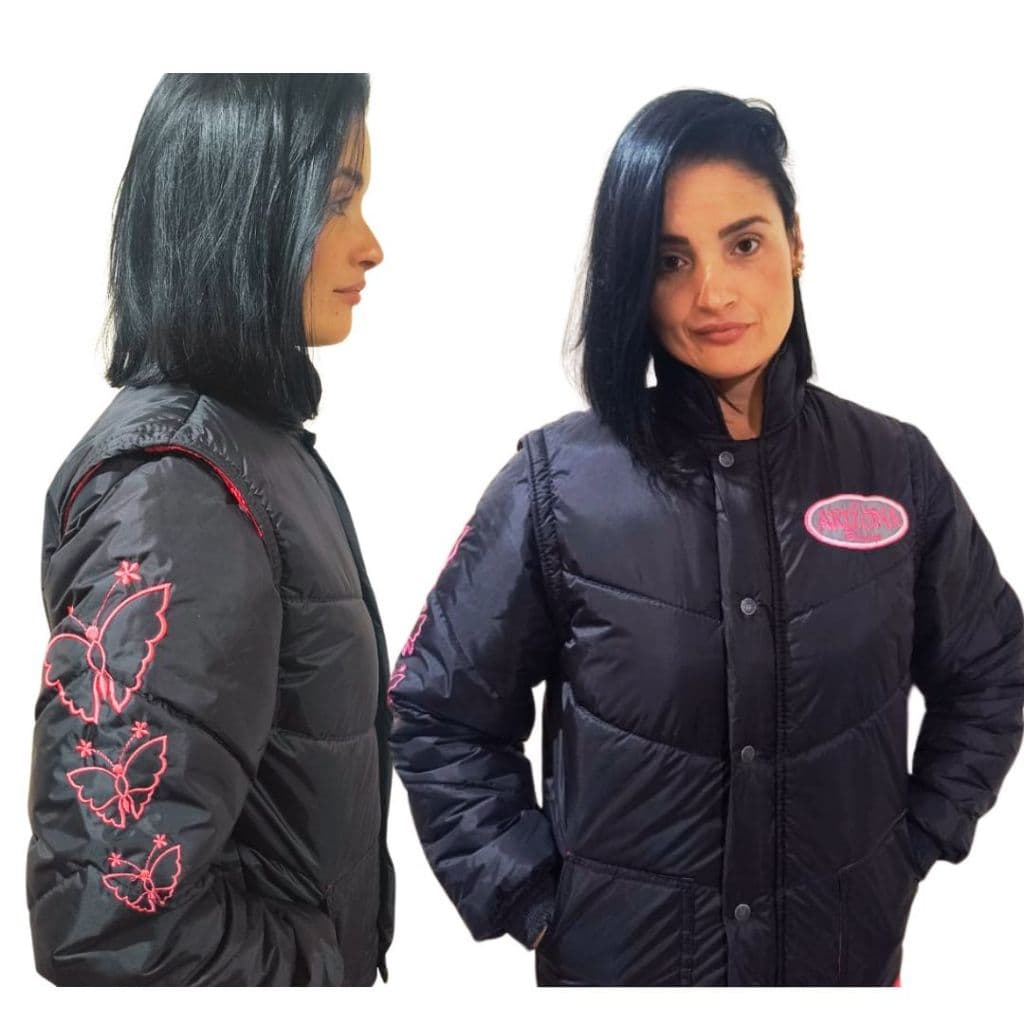 JAQUETA ARIZONA RACING FEMININA COM BOLSO E REFLETIVA