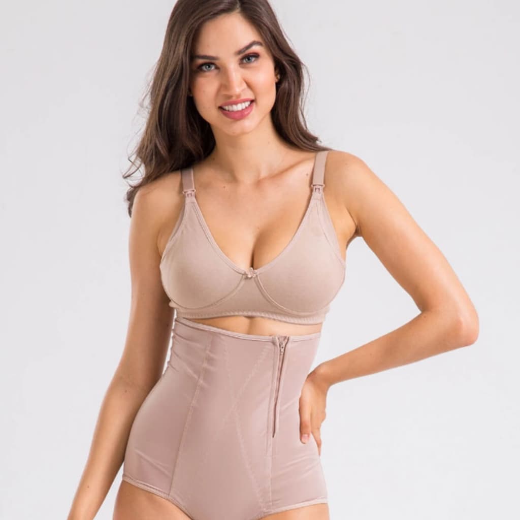 Cinta Pós Parto Esbelt Com Fecho Modela Corpo Abdominal Recuperação