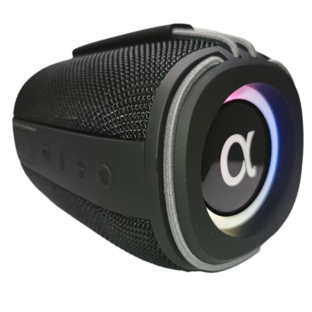 Caixa de Som Bluetooth 20W Prova D’Água IPX6 Led RGB Potente Entrada AUX PenDrive Cartão de Memória