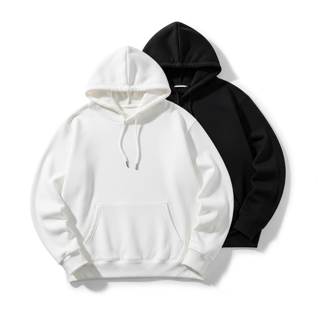 Kit Moletom Blusa frio Canguru Unissex Lisa Macia Original Promoção