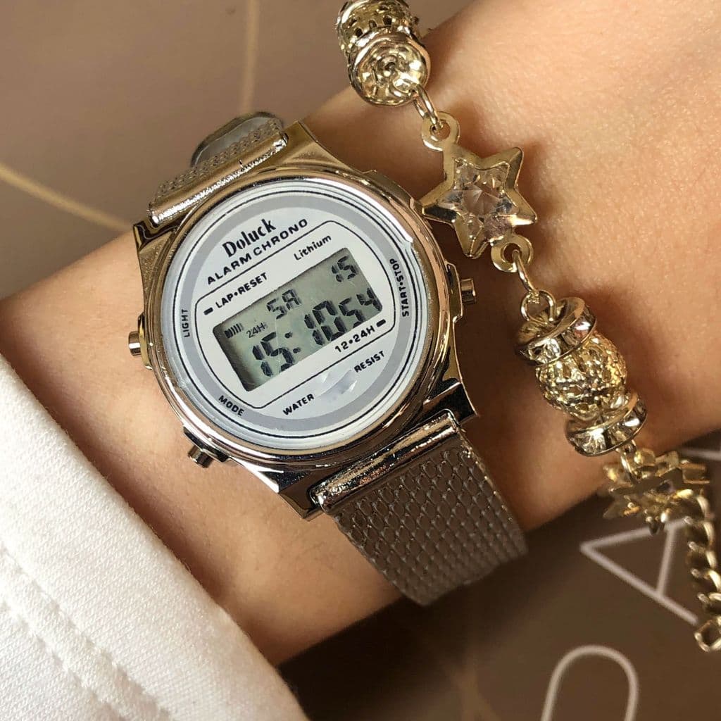 Rel贸gio Led De Pulso Digital Feminino
