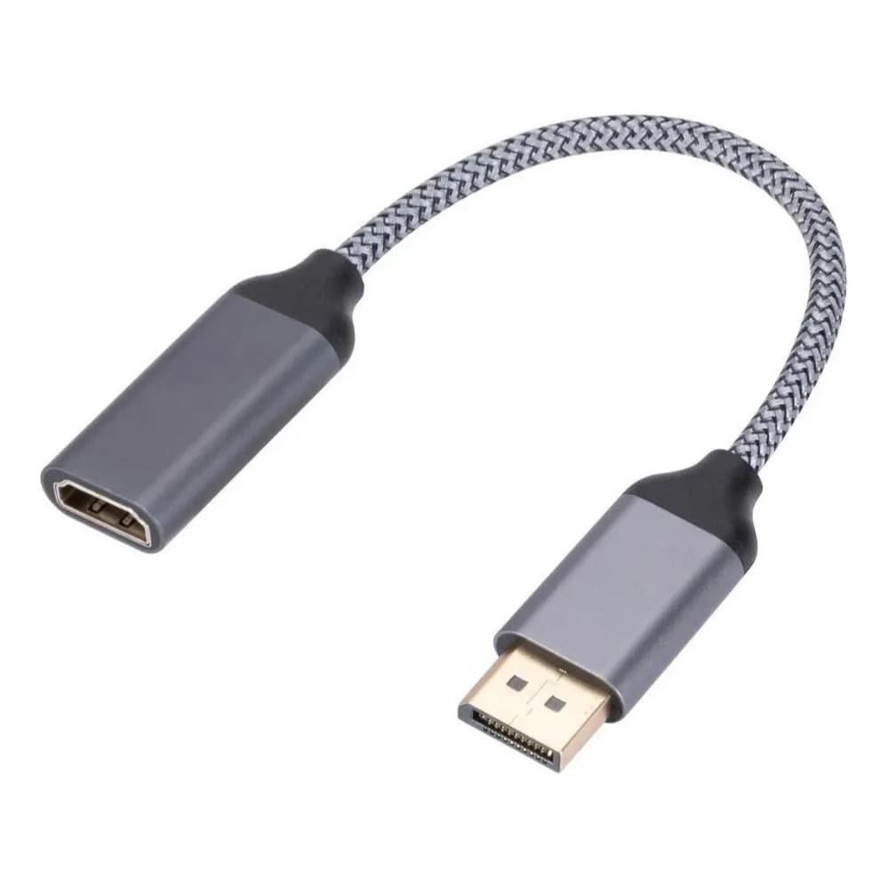 Cabo Adaptador Displayport Para Hdmi Fêmea 4k 2k /60hz