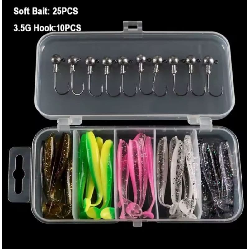 kit Isca Artificial Jig Head 35 Unidades