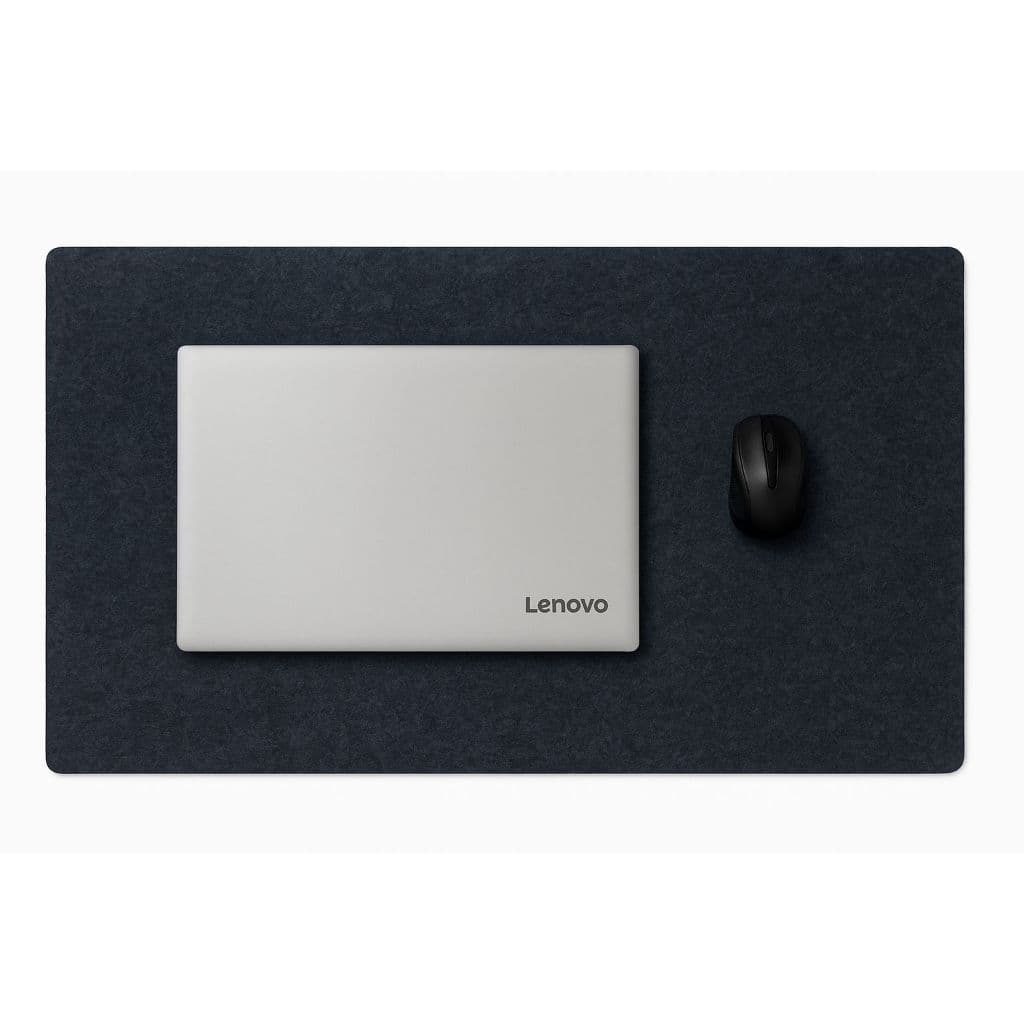 desk pad 70x30 feltro mouse em couro sintético mouse cor preto