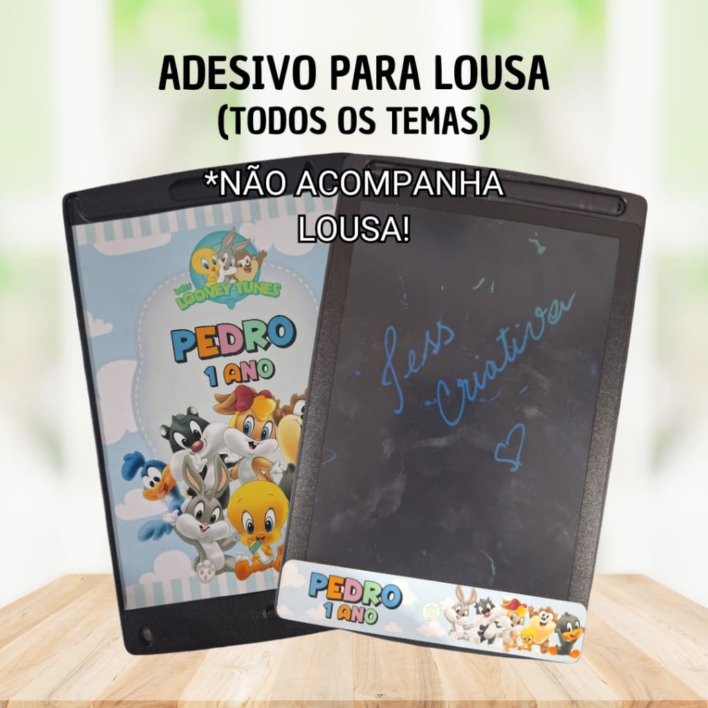 Adesivo Personalizado para Lousa Mágica 8.5pol Lembrancinha Festa