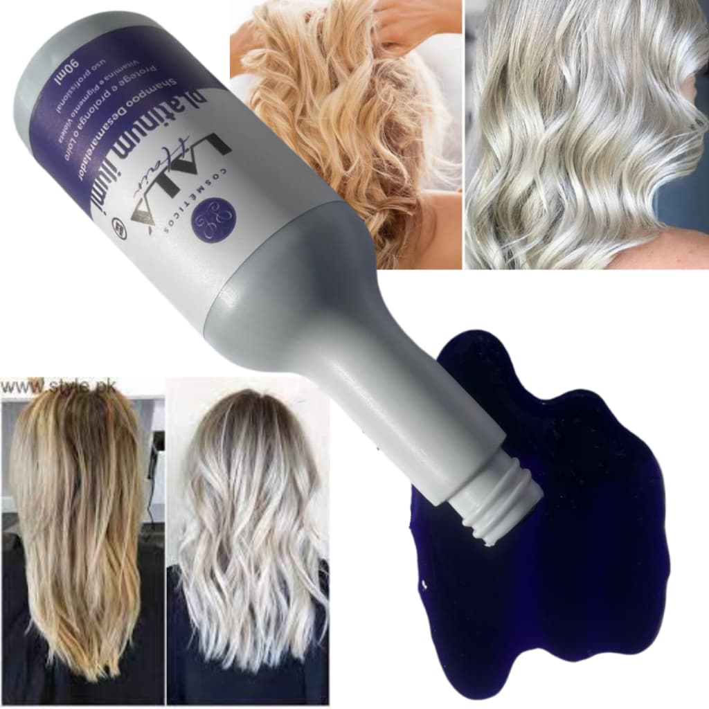Lala Hair Shampoo Desamarelador Matizador matizante 90ml