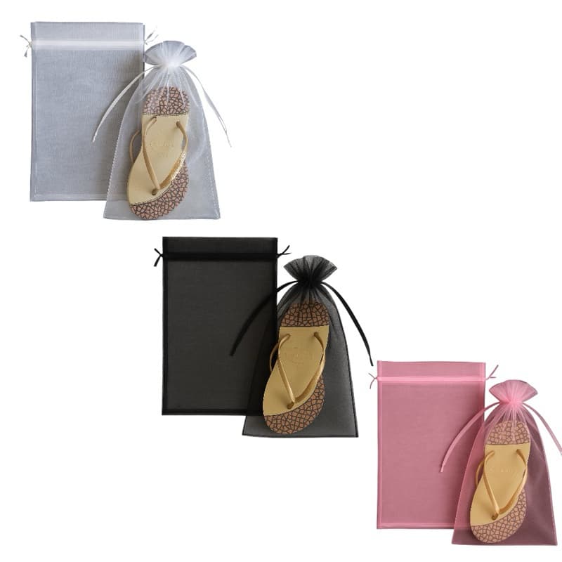Saco organza 20x30 escolha as unidades na variação  P/chinelo