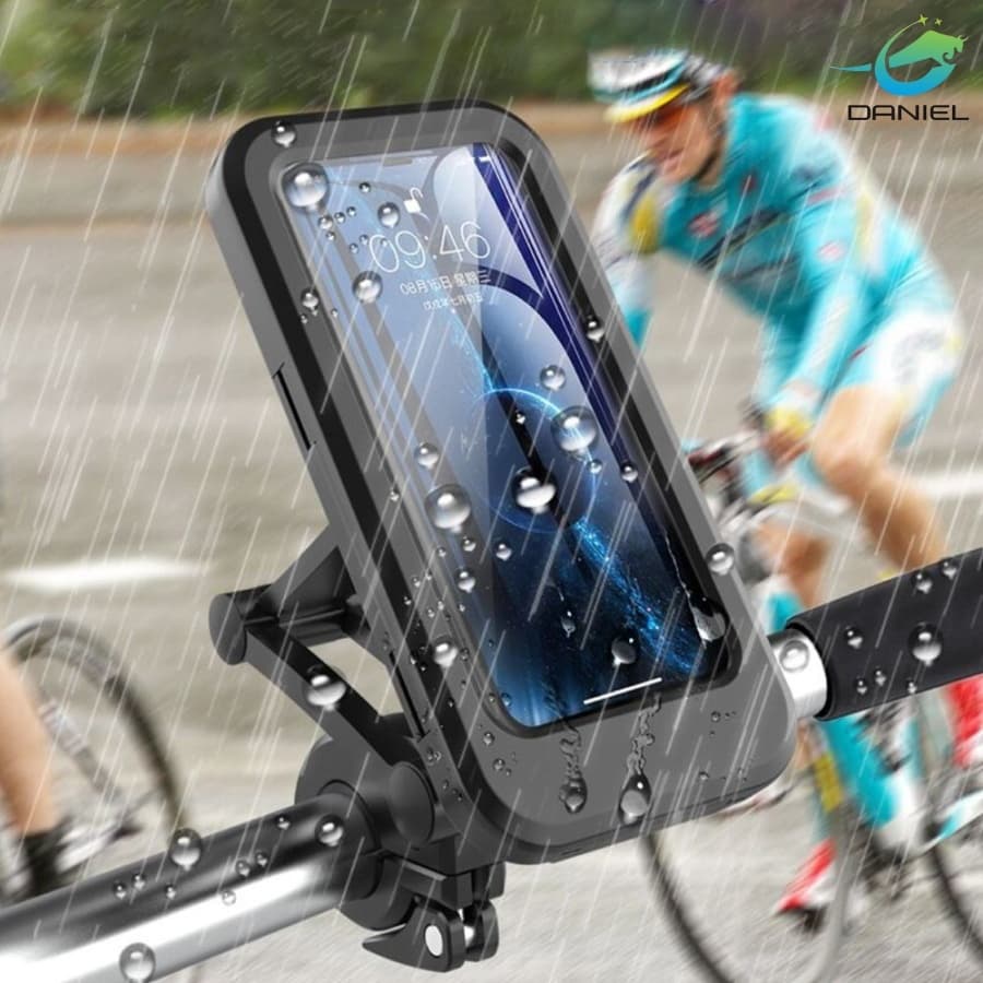Suporte magnético telescópico para celular de motocicleta bolsa à prova d'água para navegação de celular em carro