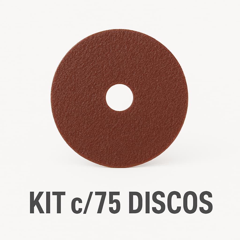 Disco De Lixa Ferro 115mm Gr60 C/75pçs