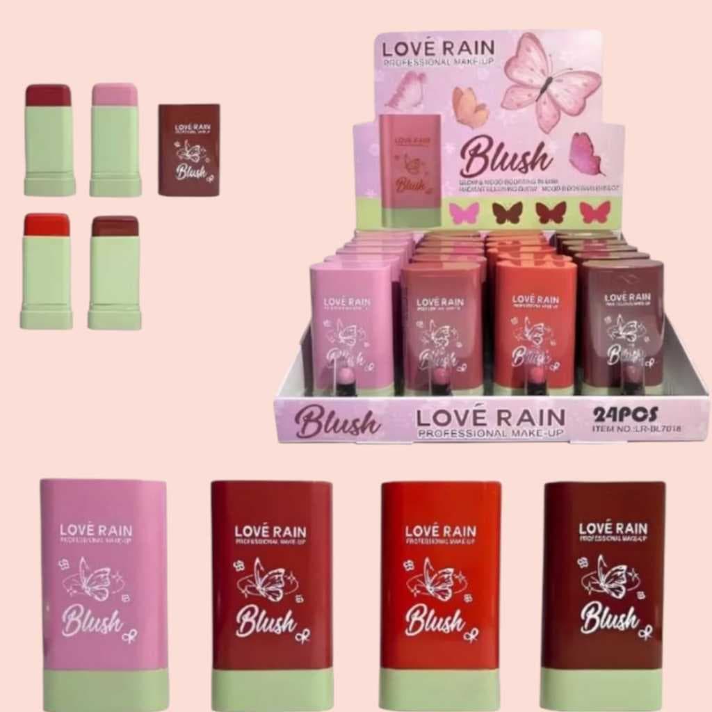Lové Rain Blush Butterfly Professional Make Up Blush Stick Bastão- Imitação Blush Pixi