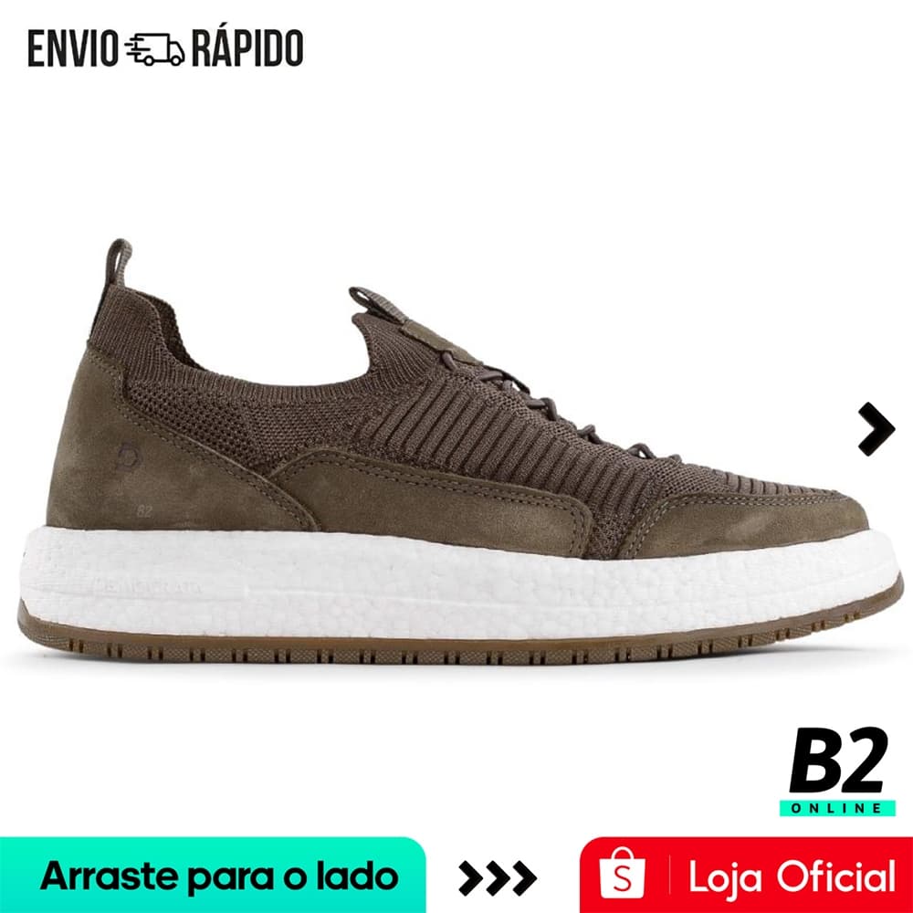 Sapatênis Democrata Denim Drake Pulse Masculino Original Com Nota Fiscal e Garantia