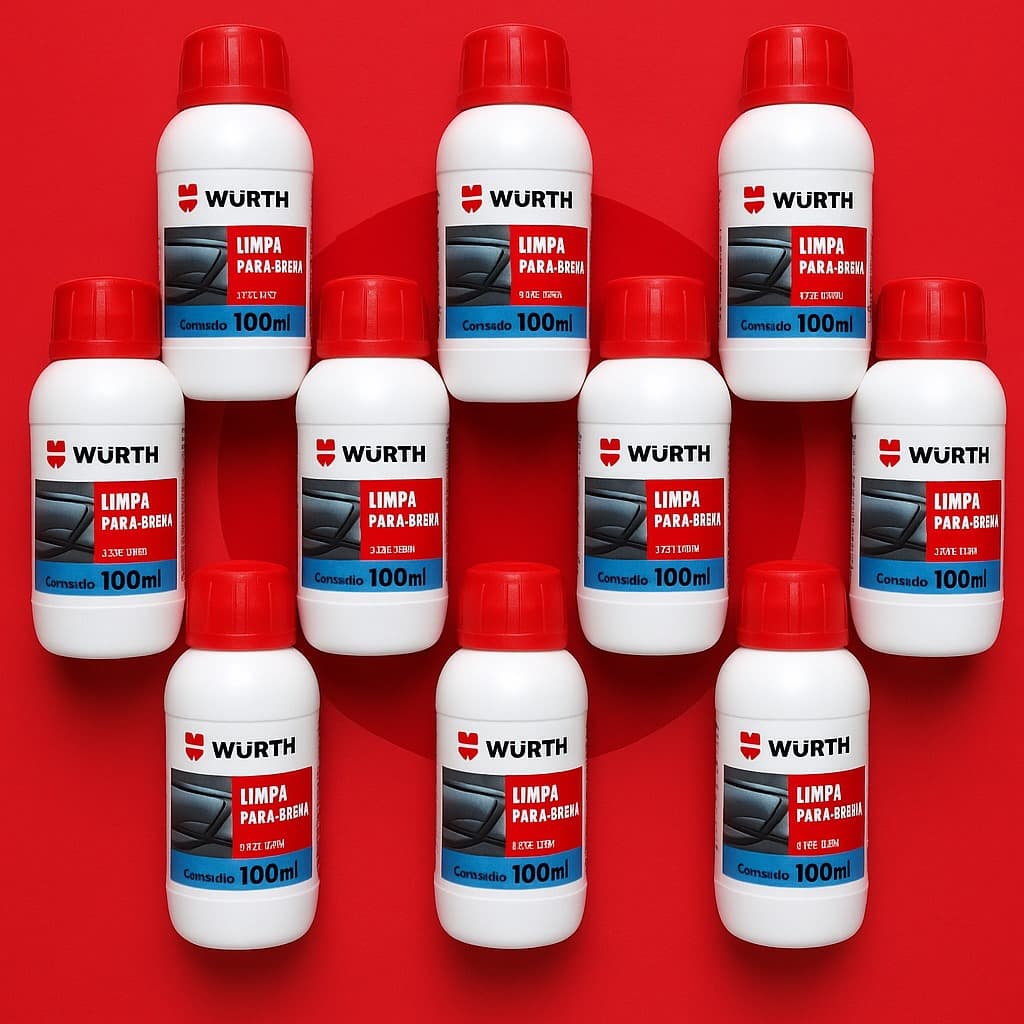 Limpa Para Brisa Wurth 100ml Fluido Liquido Limpeza Parabrisa Automotivo Carro Limpador