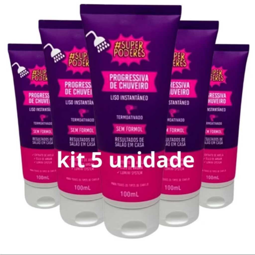 Escova Progressiva De Chuveiro Sem Formol Shampoo