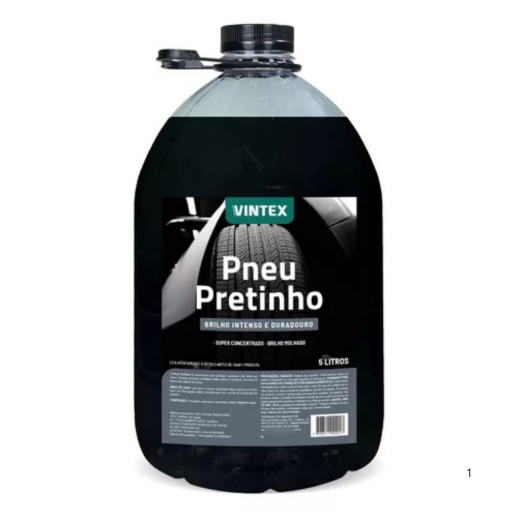 Pneu Pretinho Automotivo Brilha Pneus Carro Moto 5l - Vonixx