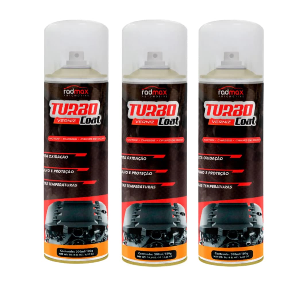 Verniz de Motor 300ml/180g - Turbo Coat
