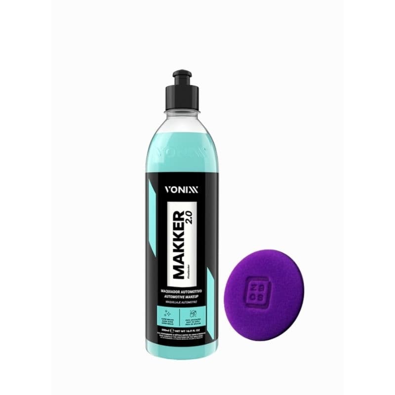 Makker 2.0 Vonixx Maquiador de pintura Brilho e Proteção para pintura/ Renovador de pintura 500ml. BRINDE aplicador Zacs