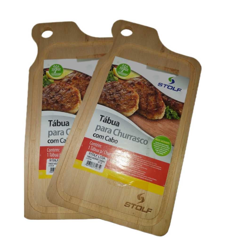 Tábua de madeira para churrasco
