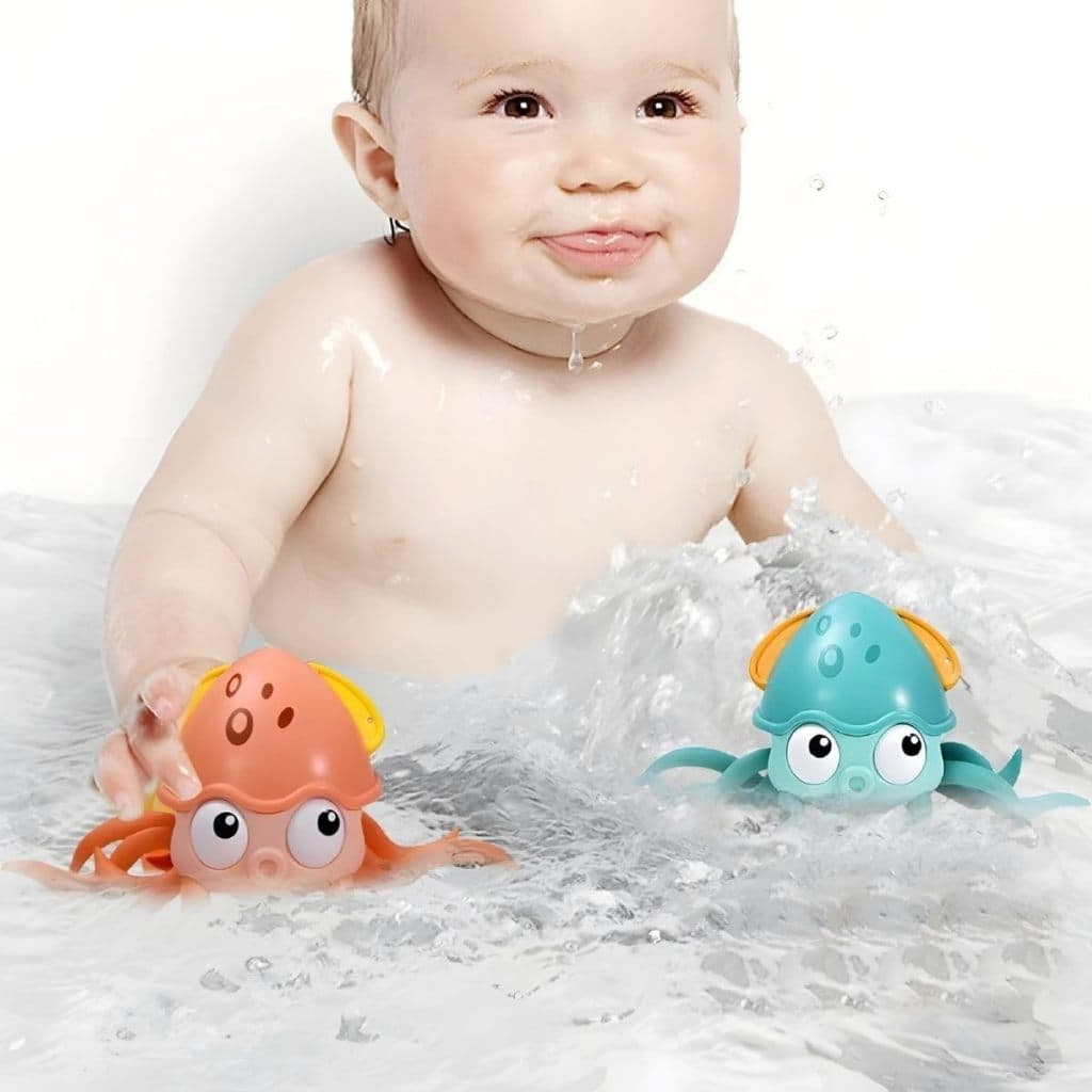 Brinquedo Polvo Para Brincar na Água Crianças pequenas Bebê Brinquedo estimula a coordenação