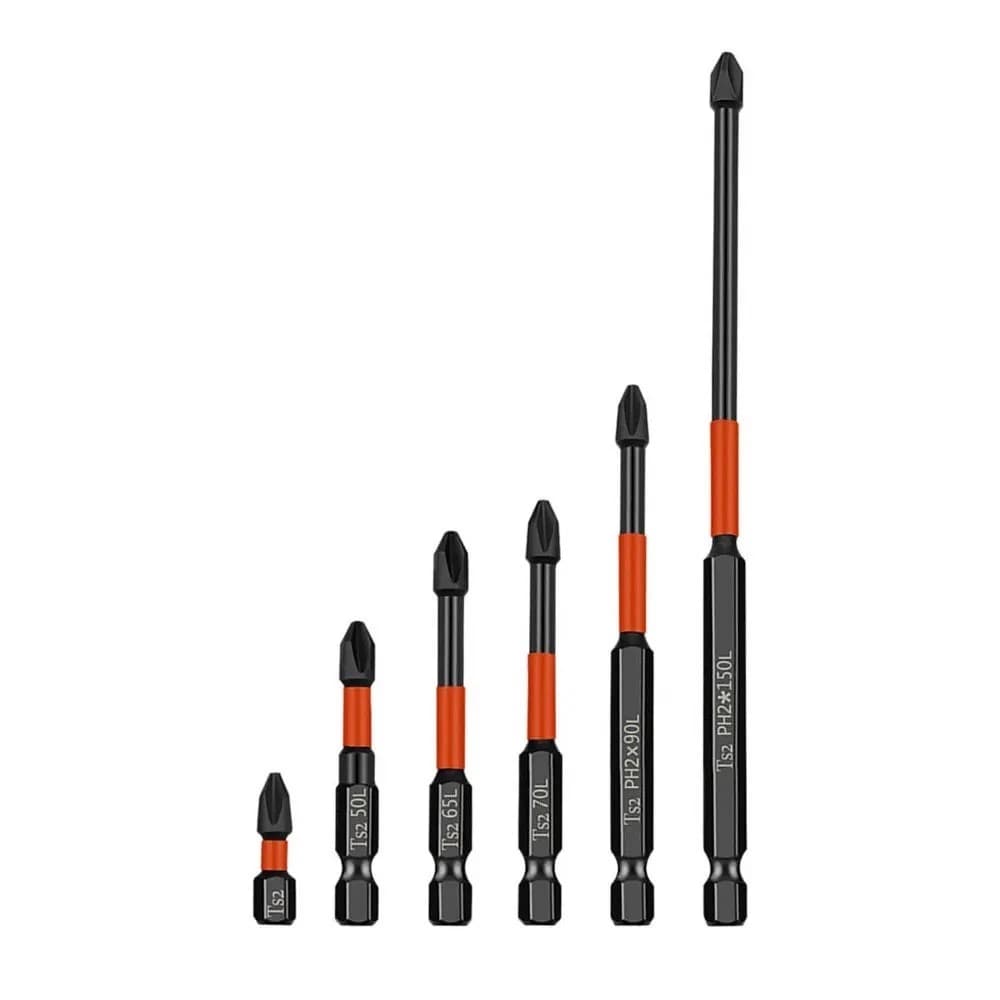 PH2 Conjunto de Bits Magnéticos Phillips para Ferramentas de Impacto