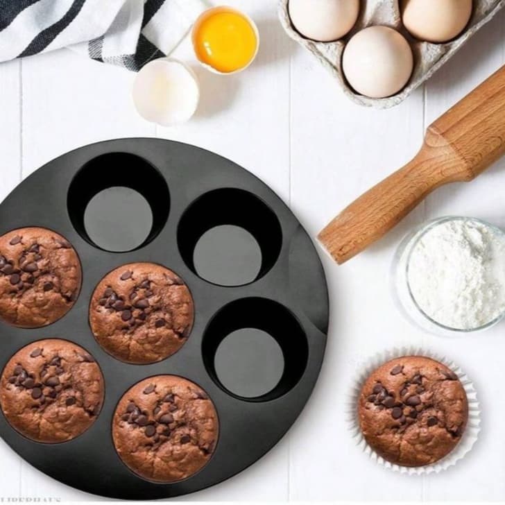 Forma Silicone Para Air Fryers Silicone Muffin/Bolo Copos Casa Moldes Cupcake cores