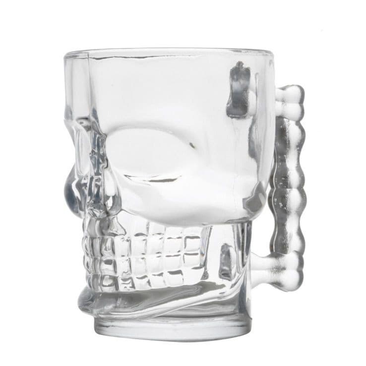 Caneca De Vidro De Caveira 510 ml REF 7458 Mimo Style Chopp Reforçado