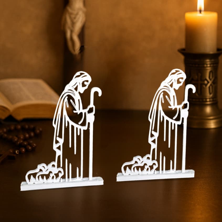 Kit Lembrancinha Jesus Pastoreiro para missas, crismas, casamentos batizados