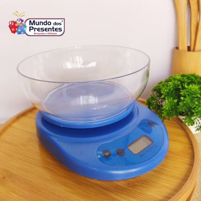 Balança de cozinha digital para alimentos até 5kg ref:ke-1