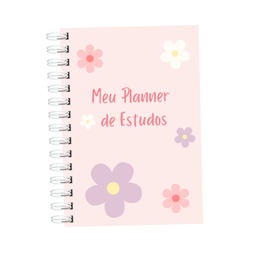 Caderno Planner de Estudos Planejamento Organização