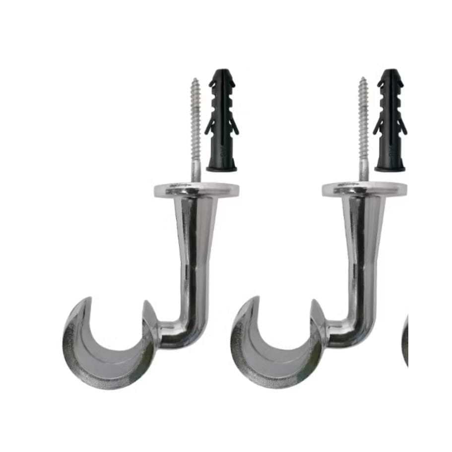 Kit Suporte Cortina Teto 28mm com Ponteiras Varias Cores