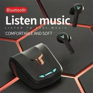 Fone de Ouvido Bluetooth TWS 5.0 Gamer – Sem Fio, Sem Atraso, Som de Alta Qualidade