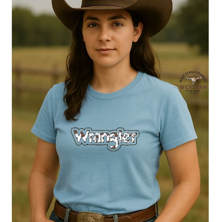 Tshirt Wrangler Feminina Camiseta Baby Look Modelo Country West