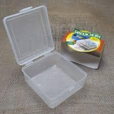 Sanduicheira Resistente Com Trava De Segurança 680 ml Prática Com Trava Armazena Lanches Frutas