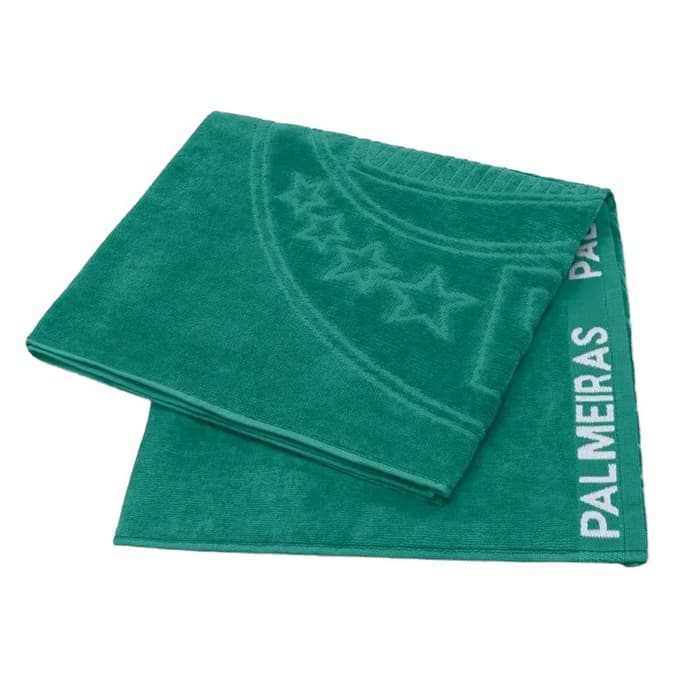 Toalha De Piscina Jacquard Time Palmeiras Buettner Verde