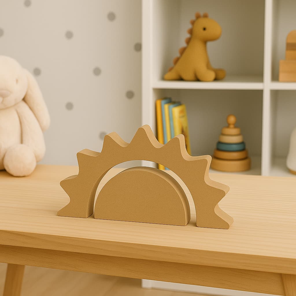 Sol em MDF Cru para Pintar e Decorar – Peça Artesanato, Decoração, DIY