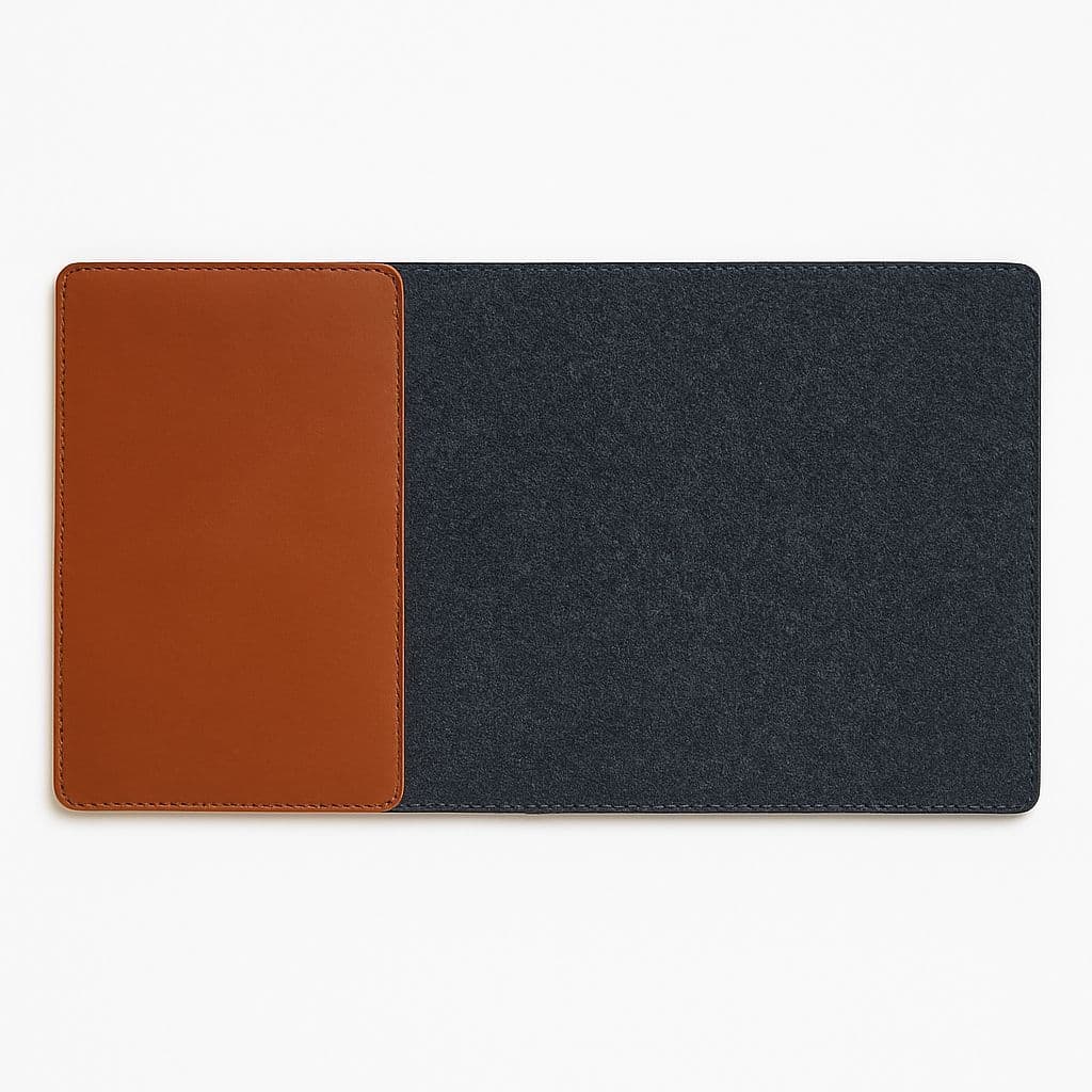 Desk Pad Nogue Design70x30cm Mouse Pad em feltro