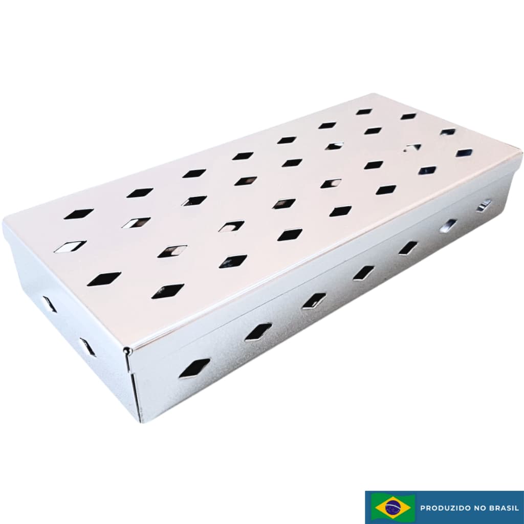 Estojo Inox Perfurado p/ Esterilização Em Autoclave 18x8x3cm Odontécnica - MBM Decor