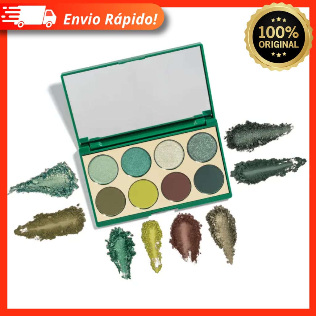 Palette Sombra Niina Secrets Green 5,6g - Alta Fixação, Matte, Super Brilho Eudora
