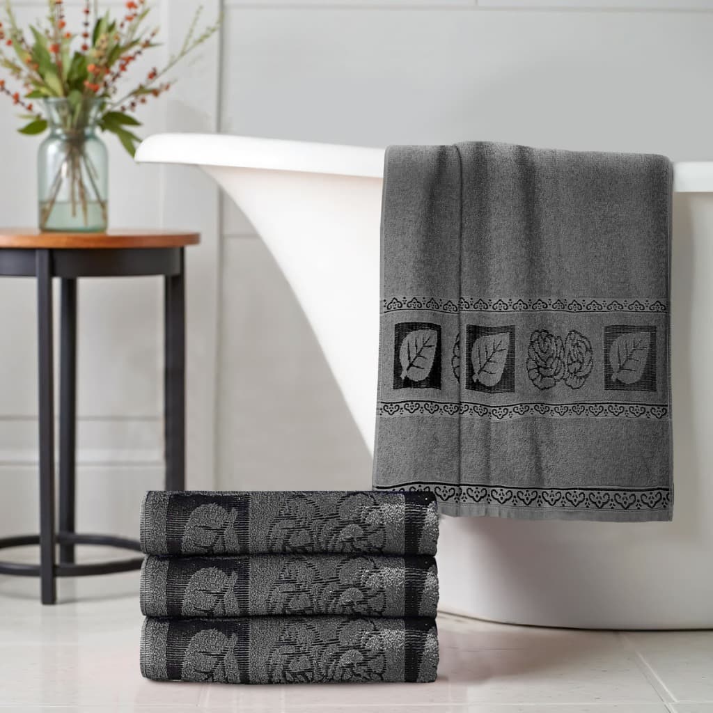 Kit 3 Toalhas De Banho Gigantes E Macias Para Hotel Pousada