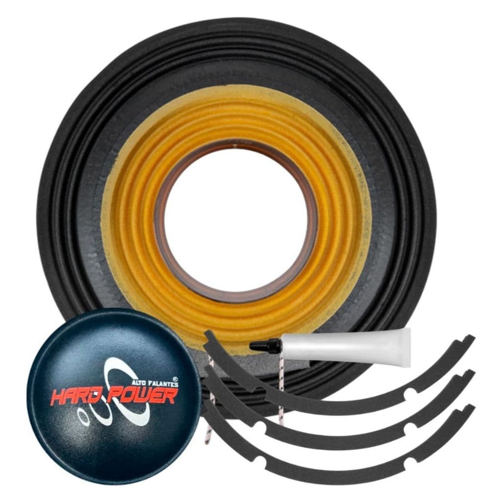 Kit Reparo Alto Falante Hard Power Hp 750 12 Pol. Cor 4 Ohms