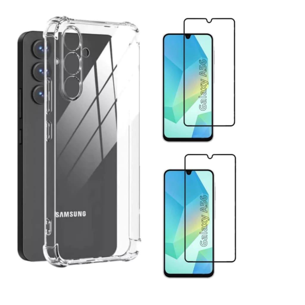 Capa Capinha Anti Impacto + 2 Peliculas Para Samsung A56