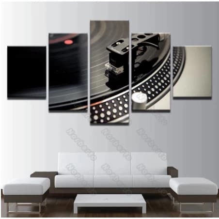 Quadro Decorativo Mesa de DJ Música Arte Fotográfica Som Noturna Eletrônica Estilo