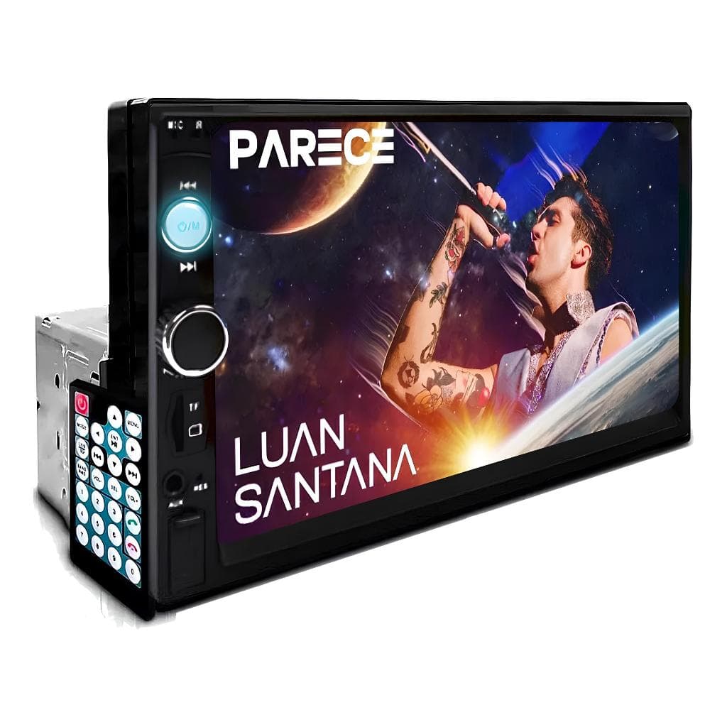 Central Multimídia Mp5 1 Din  Rádio De Carro Bluetooth 7 polegada Tela Usb Espelhamento ly-2060 Kan
