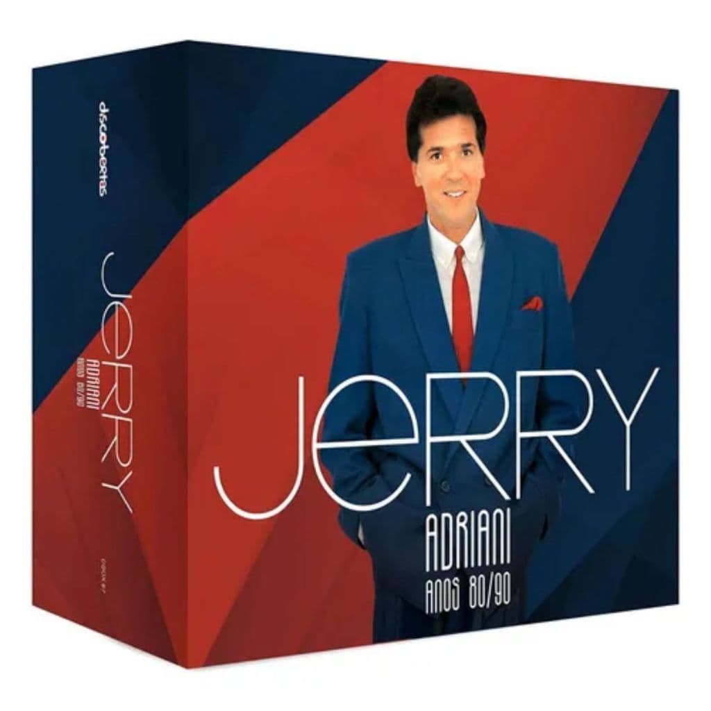 Box Jerry Adriani Anos 80/90 - 6 Cds (discobertas) Lacrado