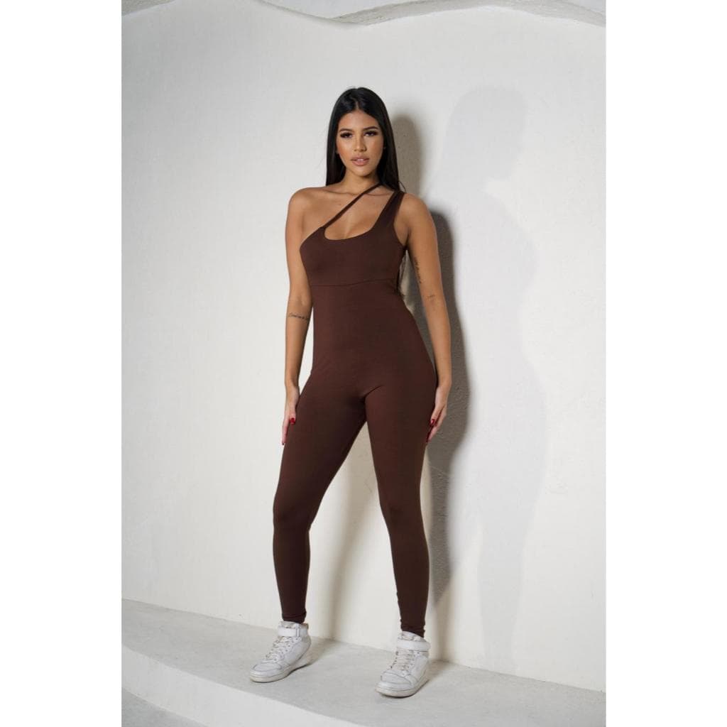Macaquinho Feminino Academia Assimétrico Longo Fitness Croos