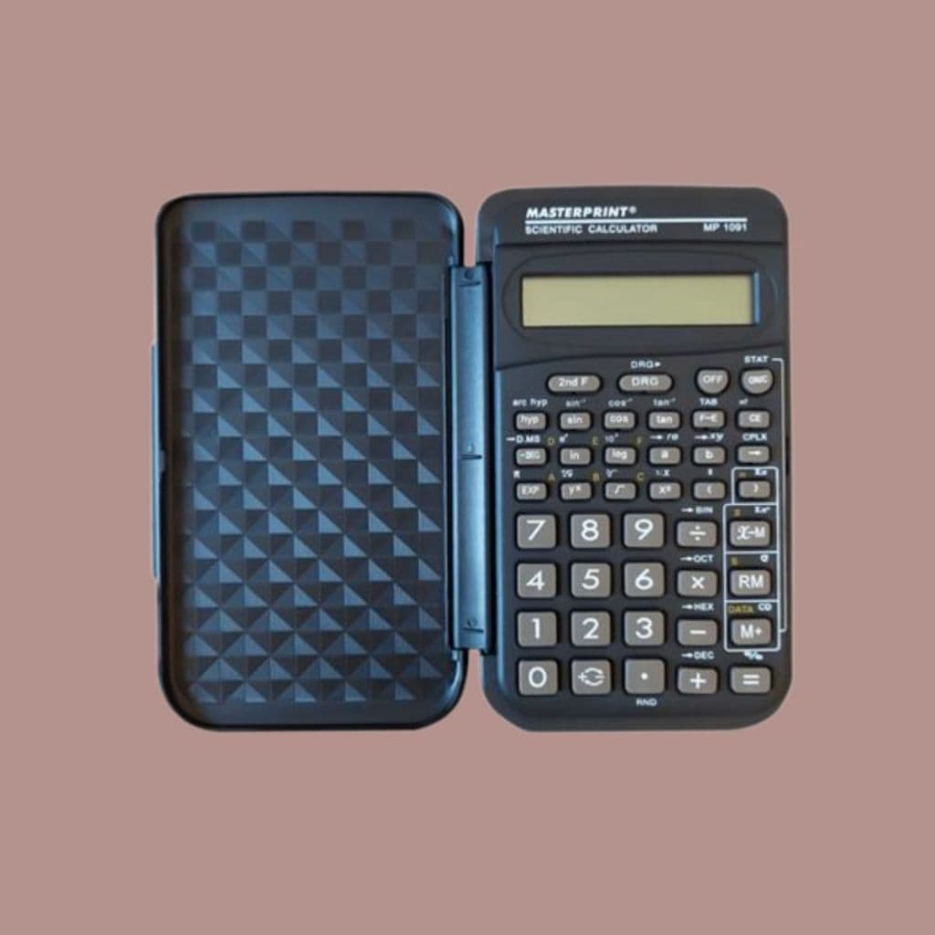 Calculadora Científica 10díg. Bat/solar Mp1091 Masterprint